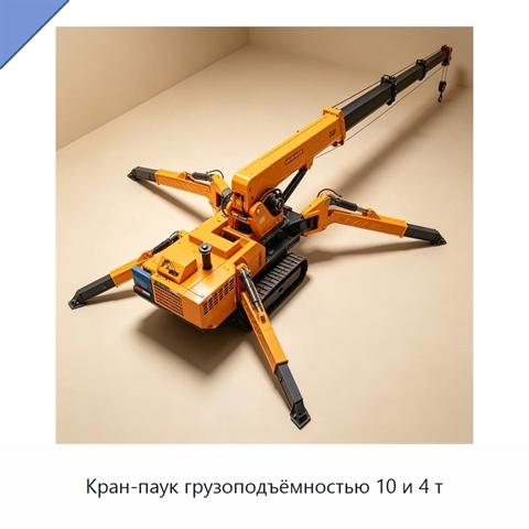 Кран-паук грузоподъёмностью 10 и 4 т