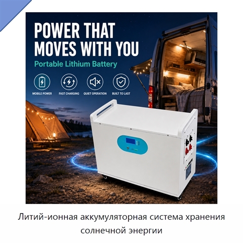 Литий-ионная аккумуляторная система хранения солнечной энергии