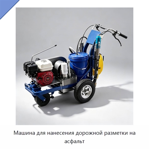 Машина для нанесения дорожной разметки на асфальт