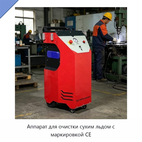 Аппарат для очистки сухим льдом с маркировкой CE