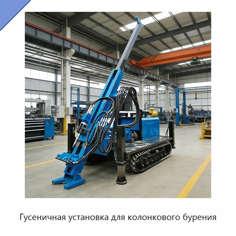 Гусеничная установка для колонкового бурения