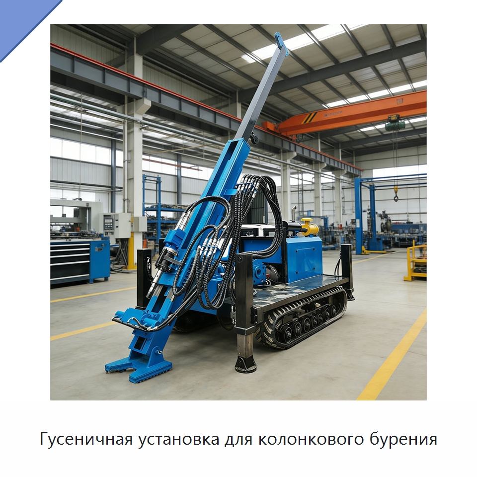 Гусеничная установка для колонкового бурения — Горнодобывающее оборудование