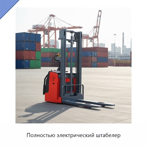Полностью электрический штабелер