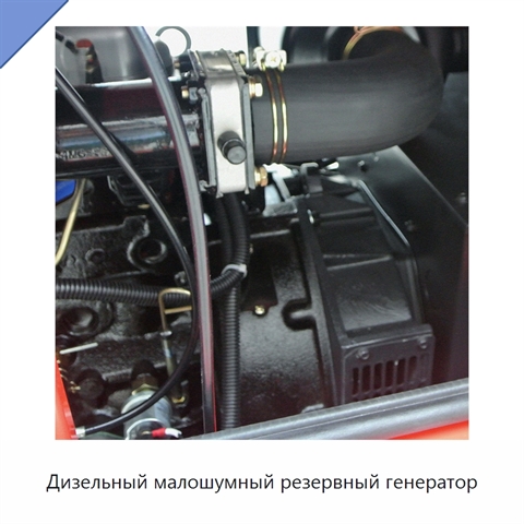 Дизельный малошумный резервный генератор