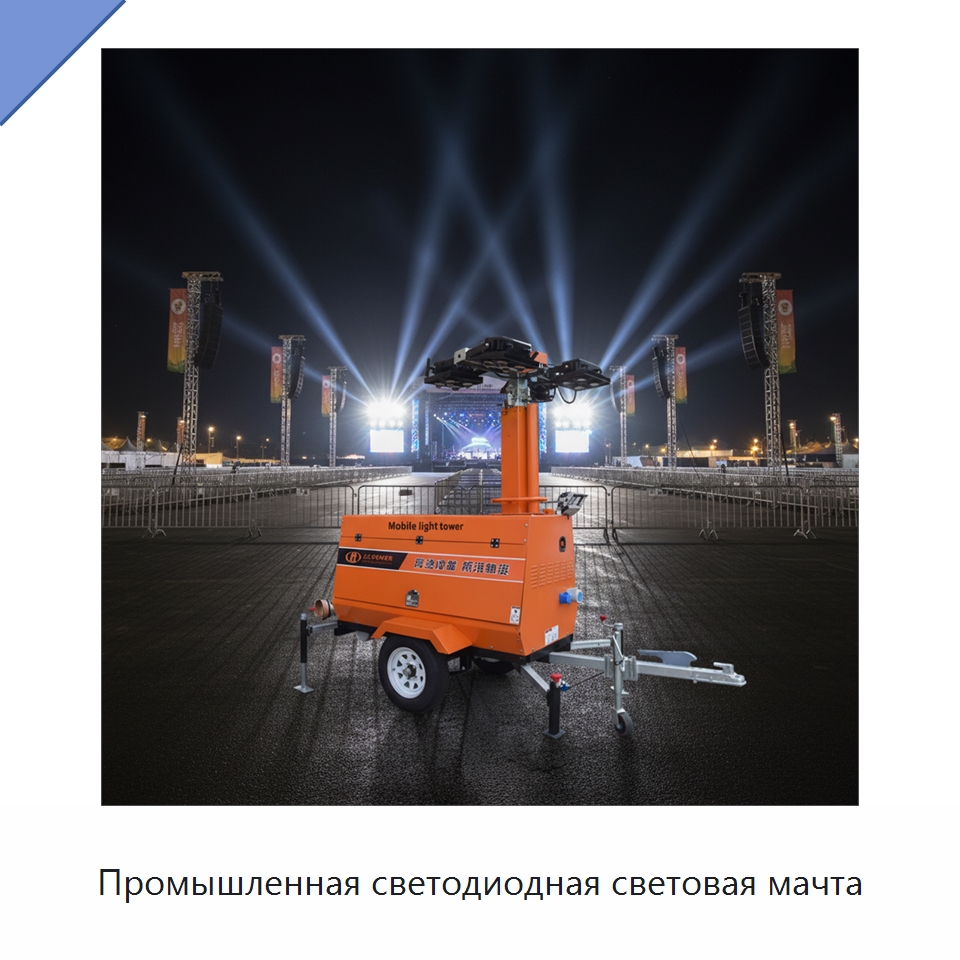 Промышленная светодиодная световая мачта