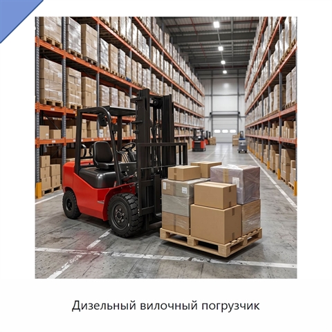 Дизельный вилочный погрузчик