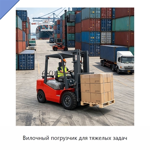 Вилочный погрузчик для тяжелых задач
