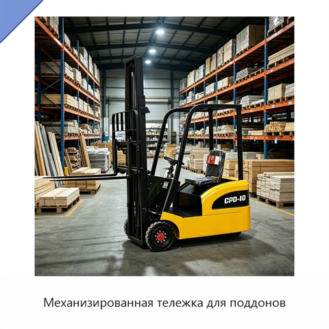 Механизированная тележка для поддонов