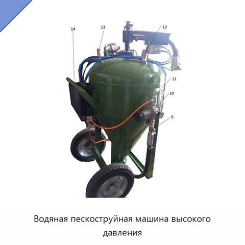 Водяная пескоструйная машина высокого давления