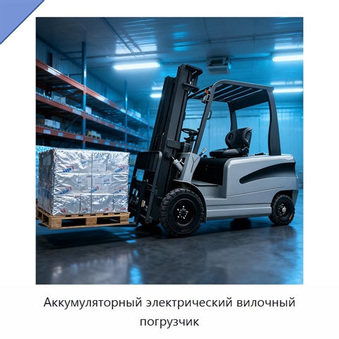 Аккумуляторный электрический вилочный погрузчик