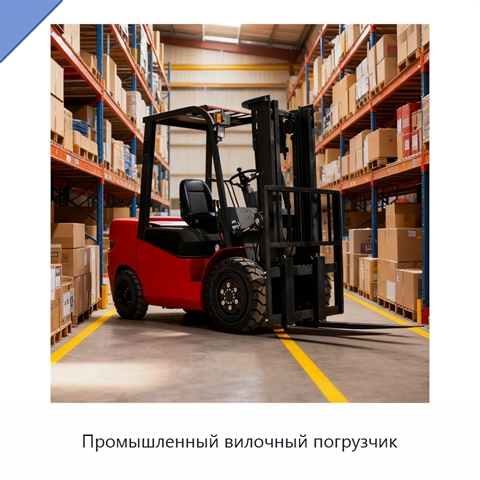 Промышленный вилочный погрузчик