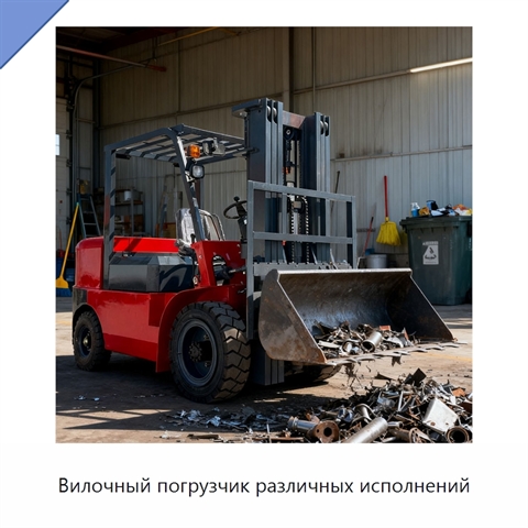 Вилочный погрузчик различных исполнений