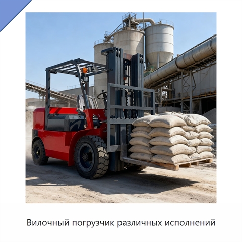 Вилочный погрузчик различных исполнений