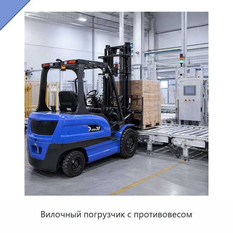 Вилочный погрузчик с противовесом — Вилочные погрузчики