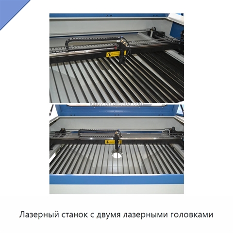 Лазерный станок с двумя лазерными головками