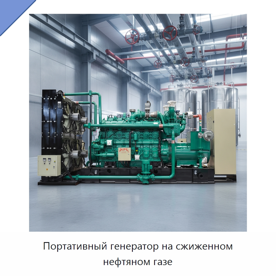 Портативный генератор на сжиженном нефтяном газе — Газотурбинные генераторы