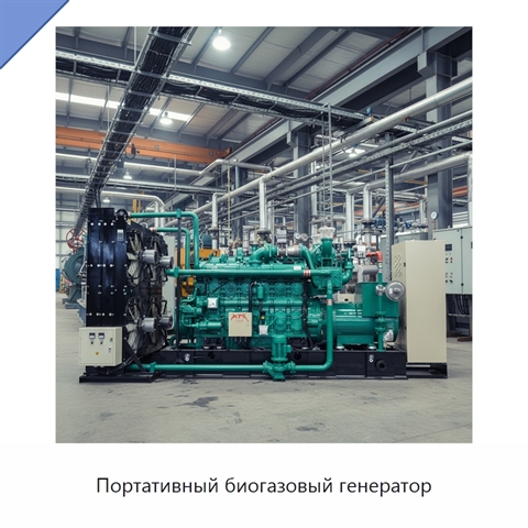 Портативный биогазовый генератор