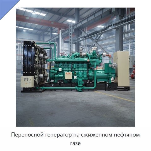 Переносной генератор на сжиженном нефтяном газе