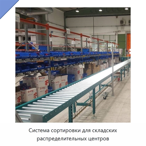 Система сортировки для складских распределительных центров