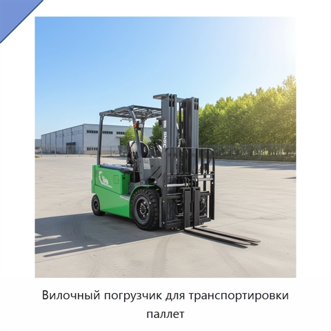 Вилочный погрузчик для транспортировки паллет