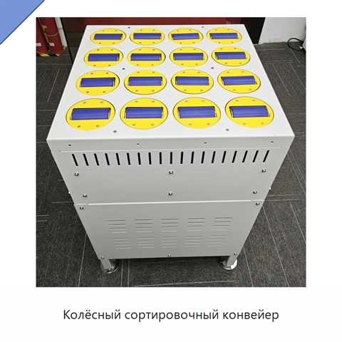 Колёсный сортировочный конвейер