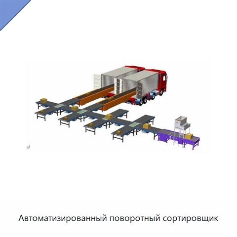 Автоматизированный поворотный сортировщик