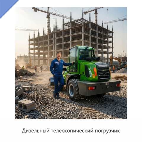 Дизельный телескопический погрузчик