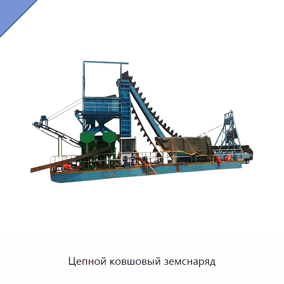 Цепной ковшовый земснаряд — Горнодобывающее оборудование
