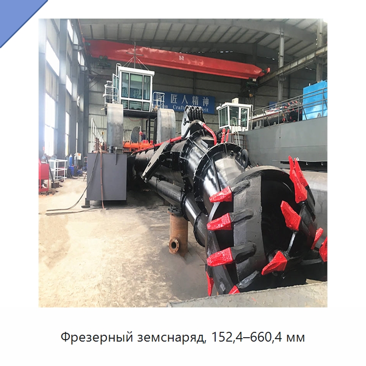 Фрезерный земснаряд, 152,4–660,4 мм — Горнодобывающее оборудование