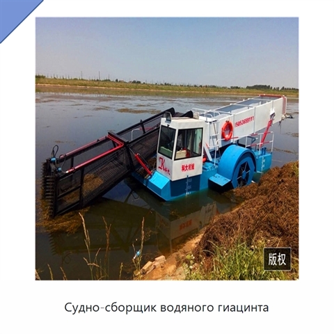 Судно-сборщик водяного гиацинта