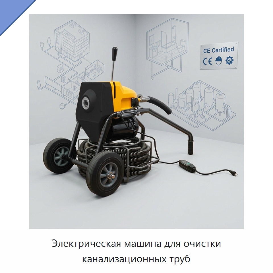 Электрическая машина для очистки канализационных труб — Специальный электроинструмент