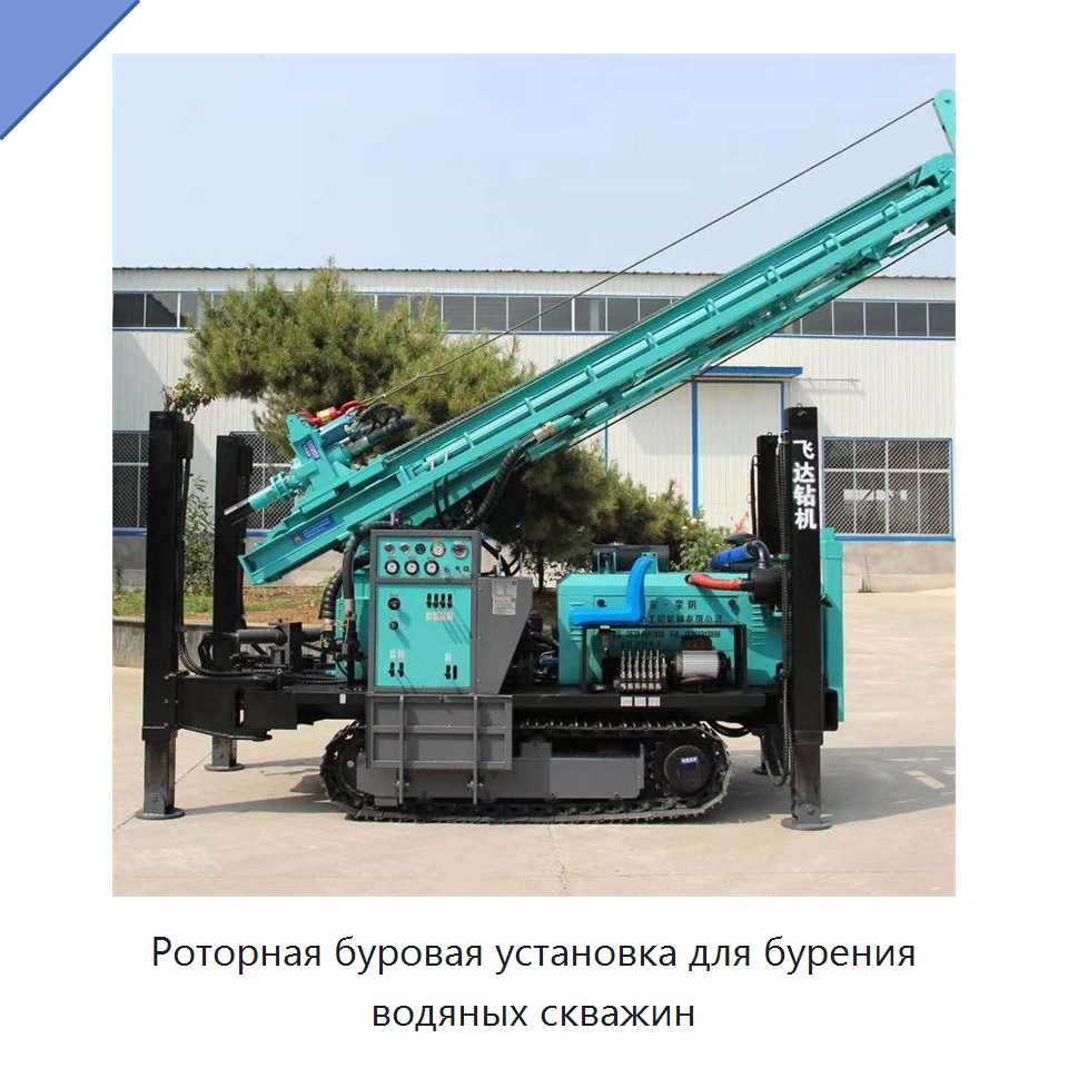 Роторная буровая установка для бурения водяных скважин — Горнодобывающее оборудование