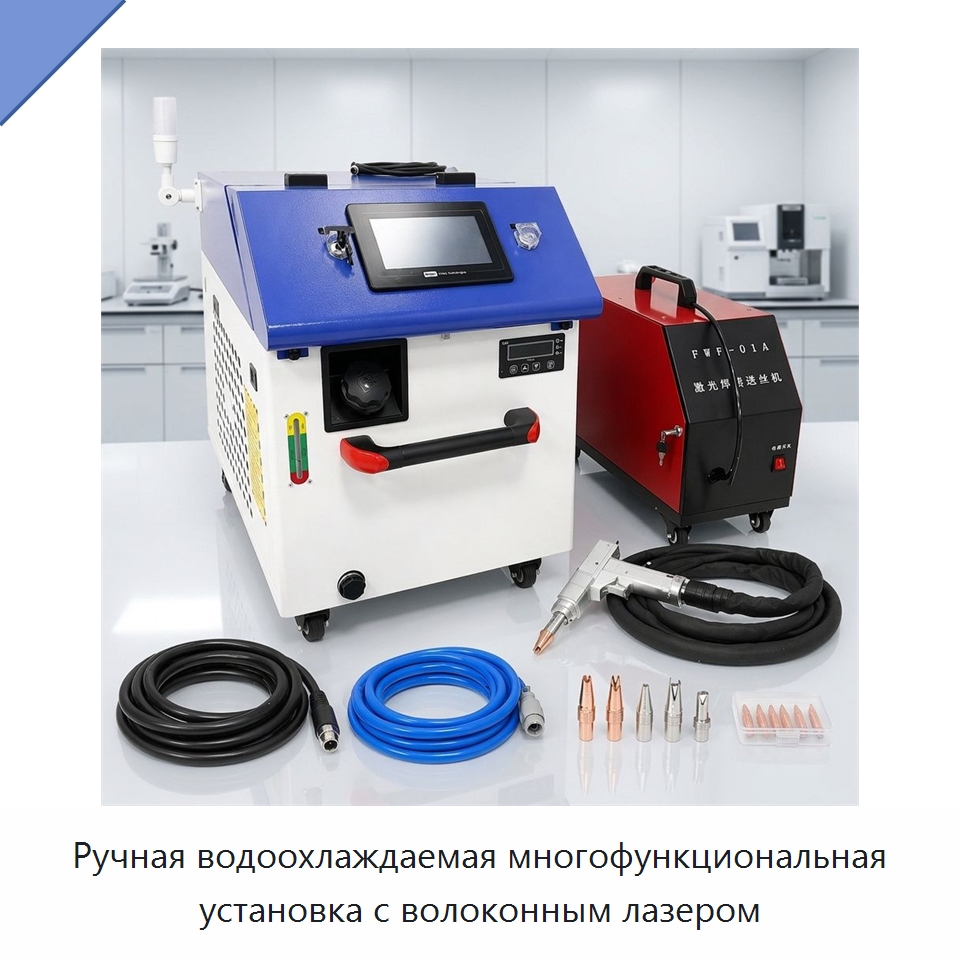 Ручная водоохлаждаемая многофункциональная установка с волоконным лазером — Установки лазерной сварки