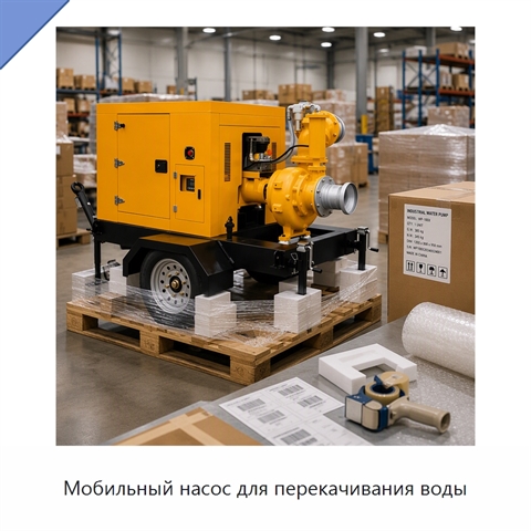 Мобильный насос для перекачивания воды