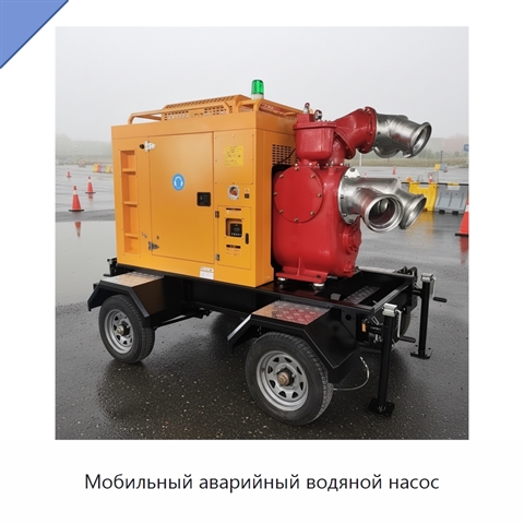 Мобильный аварийный водяной насос