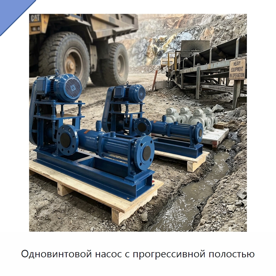 Одновинтовой насос с прогрессивной полостью — Насосы