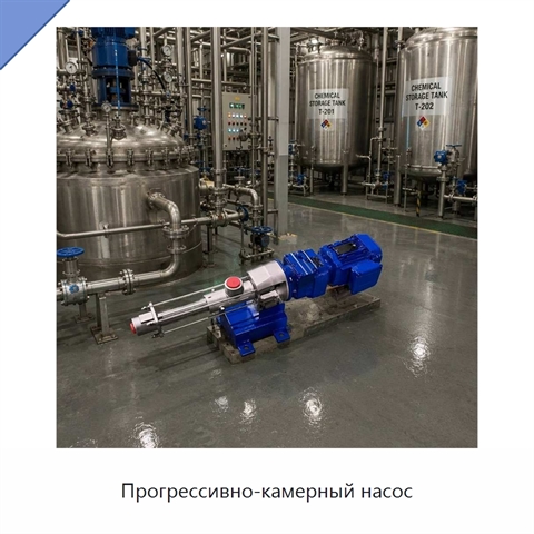 Прогрессивно-камерный насос