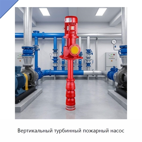Вертикальный турбинный пожарный насос