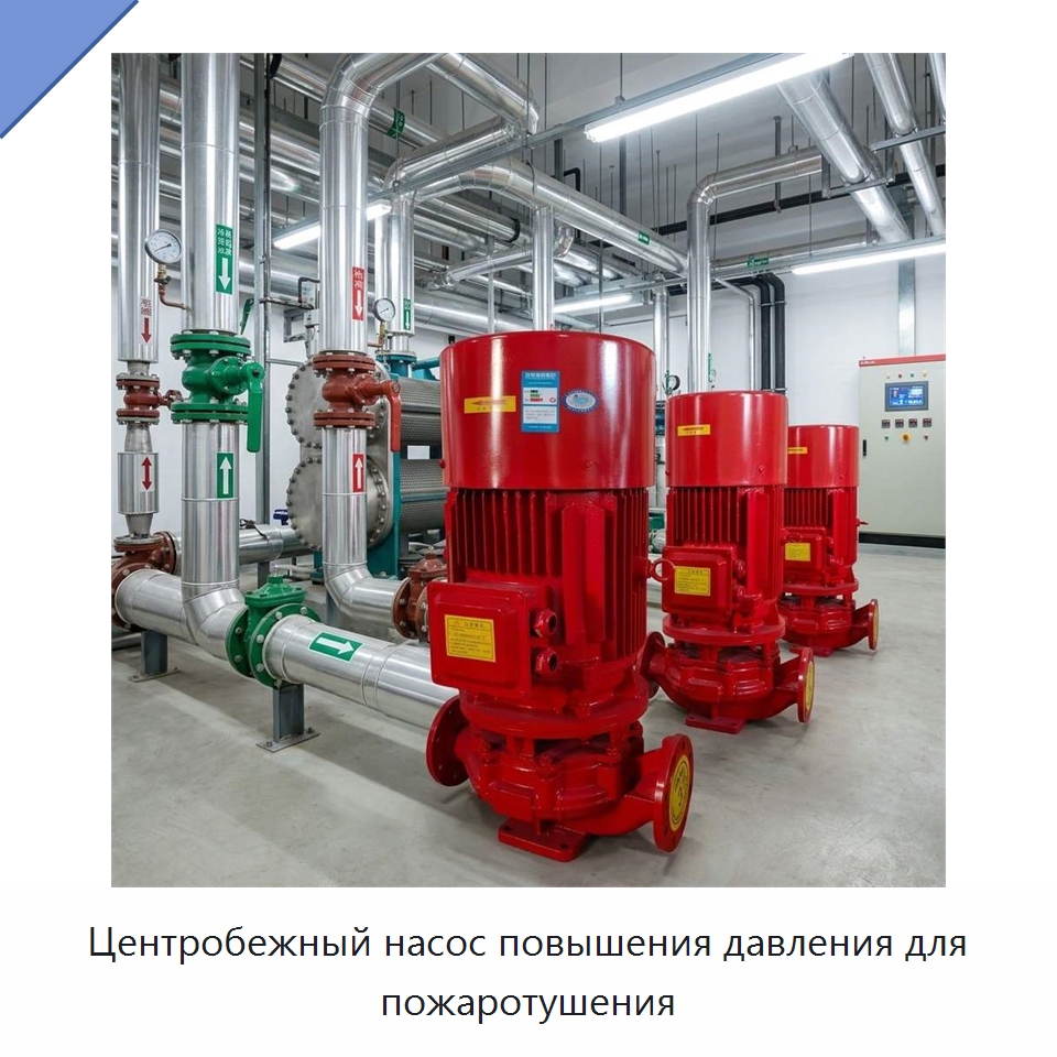 Центробежный насос повышения давления для пожаротушения — Насосы