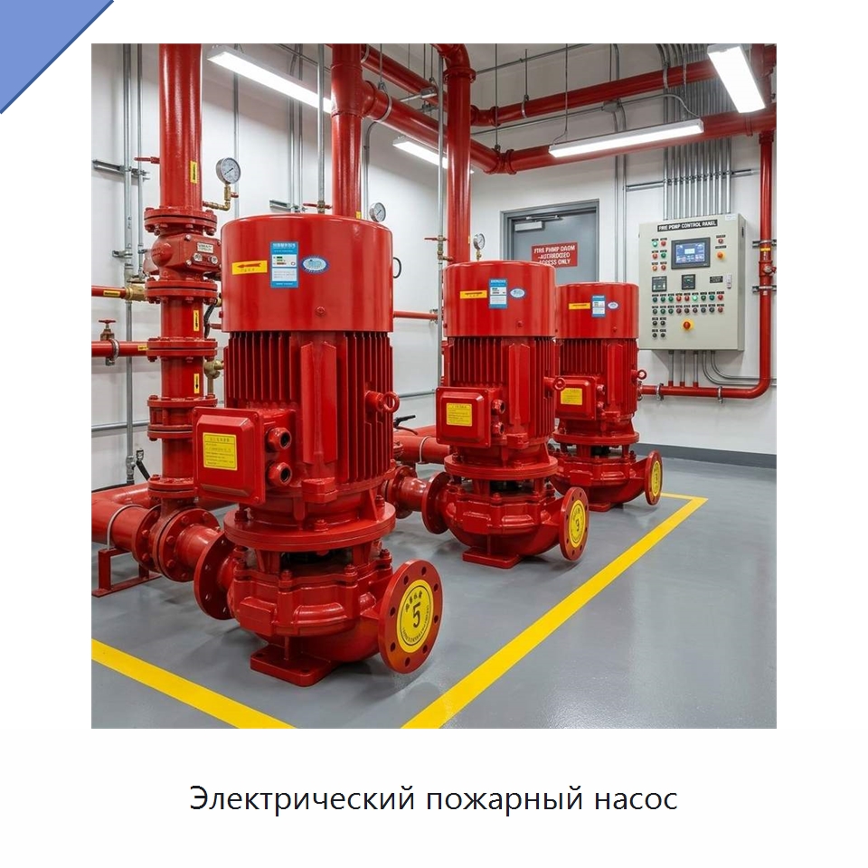 Электрический пожарный насос — Насосы