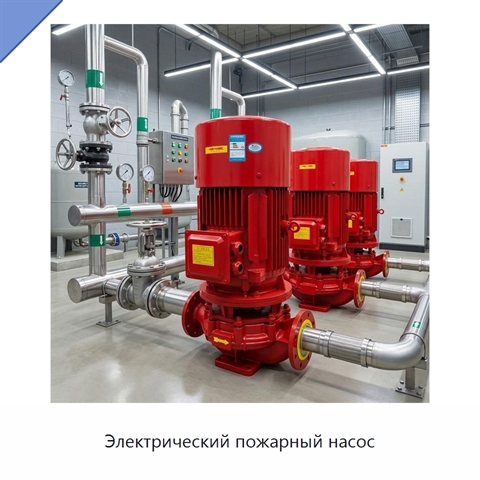 Электрический пожарный насос