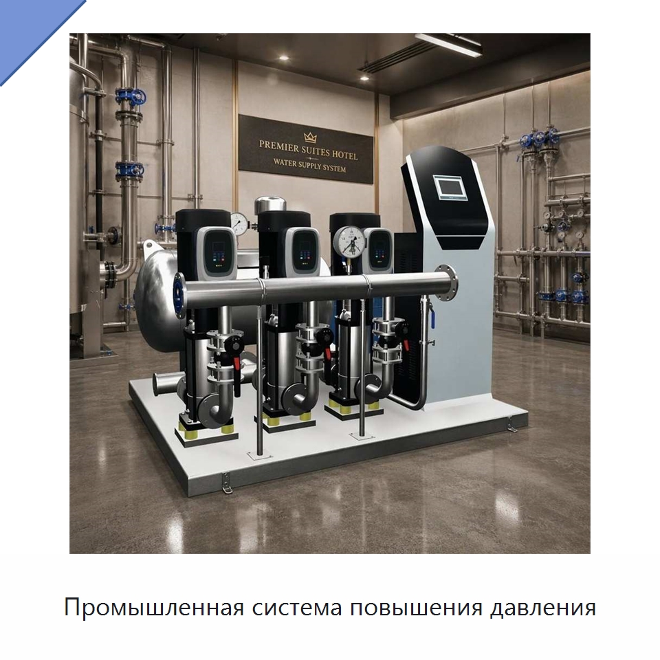 Промышленная система повышения давления — Насосы