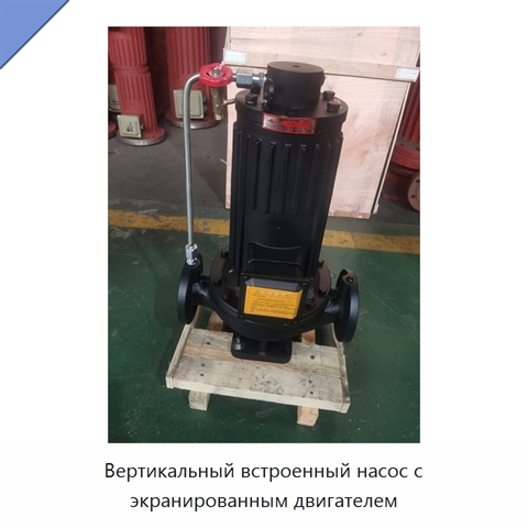 Вертикальный встроенный насос с экранированным двигателем