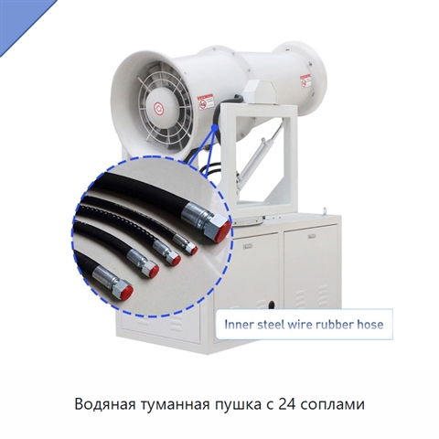 Водяная туманная пушка с 24 соплами