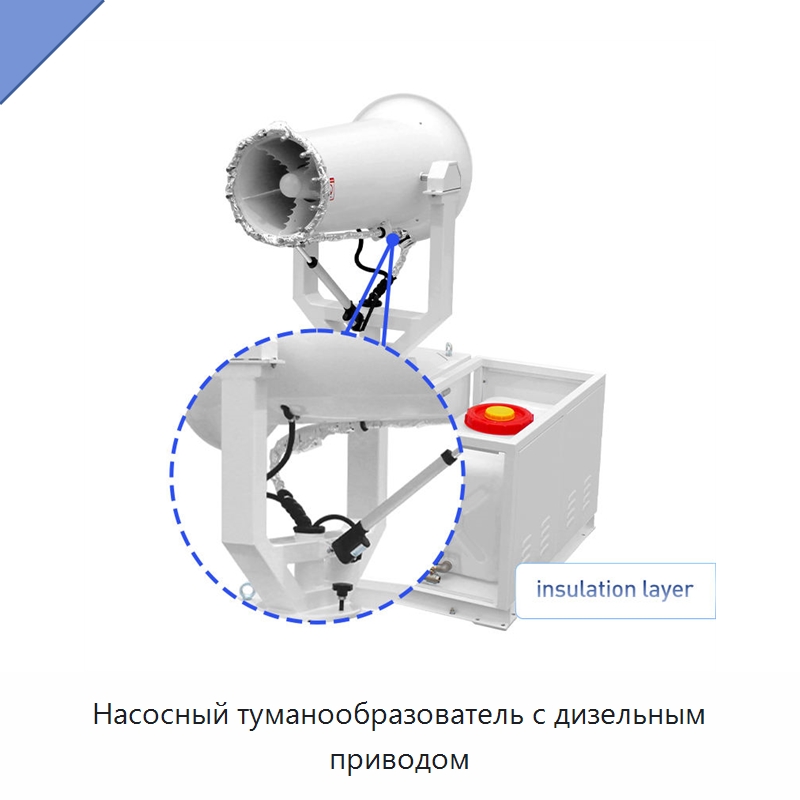 Насосный туманообразователь с дизельным приводом — Сельскохозяйственные опрыскиватели