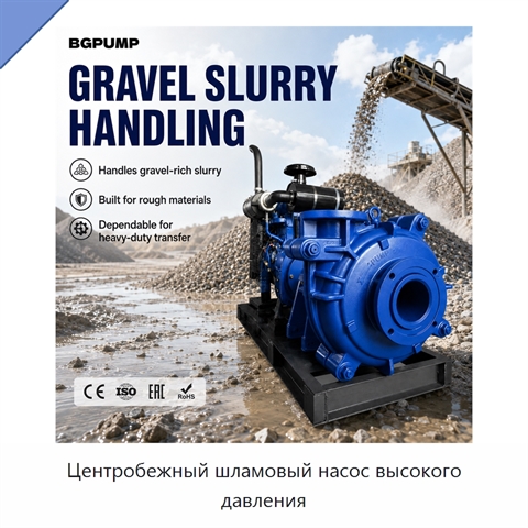 Центробежный шламовый насос высокого давления
