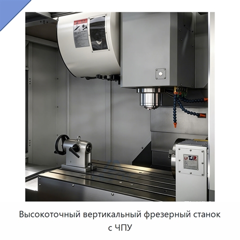 Высокоточный вертикальный фрезерный станок с ЧПУ