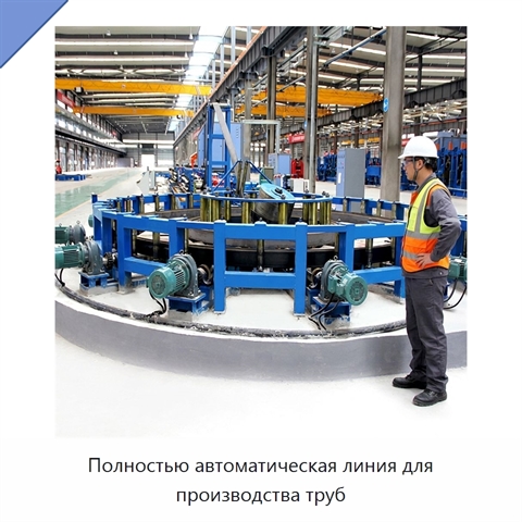 Полностью автоматическая линия для производства труб
