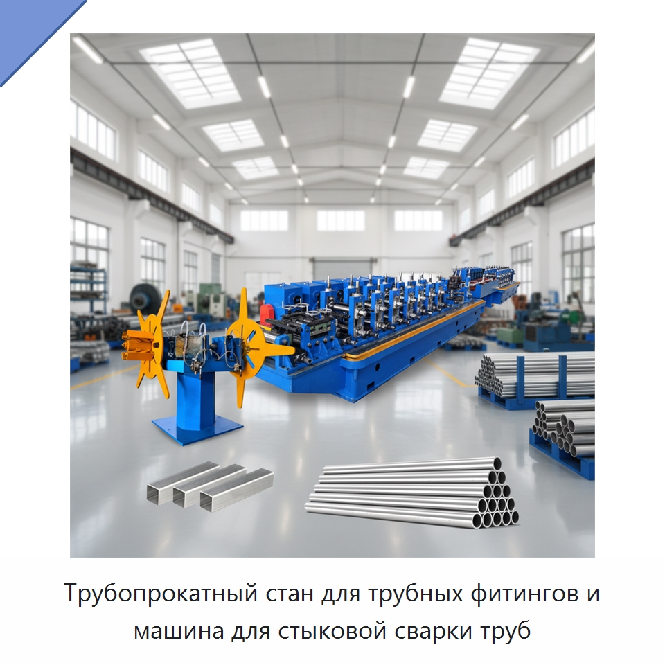 Трубопрокатный стан для трубных фитингов и машина для стыковой сварки труб — Оборудование для производства труб