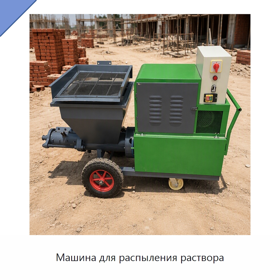 Машина для распыления раствора — Штукатурные станции